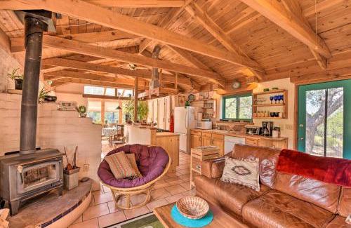 Baca Grande House | Unique Adobe Crestone Cottage with Patio & Family-Friendly Perks