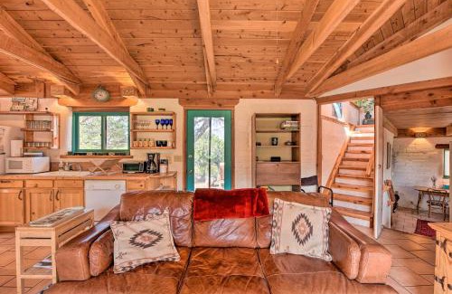 Baca Grande House | Unique Adobe Crestone Cottage with Patio & Family-Friendly Perks