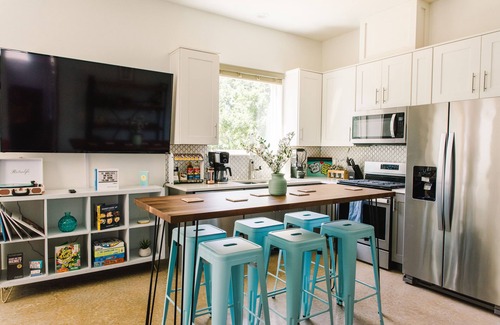 Foster Heights House | Vibrant Austin Oasis with Rooftop Decks & City Views