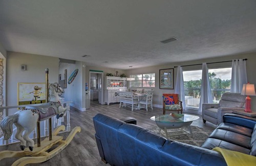 Royal Dunes North House | Unique Getaway with Pool Steps from Ormond Beach