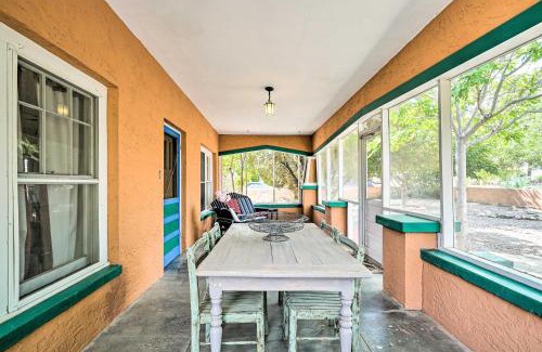 Truth or Consequences House | Unique Home Steps from Town and Bath District, Pet Friendly