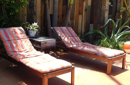 Old Towne House | Eclectic Seal Beach Home with Pool & Backyard Retreat