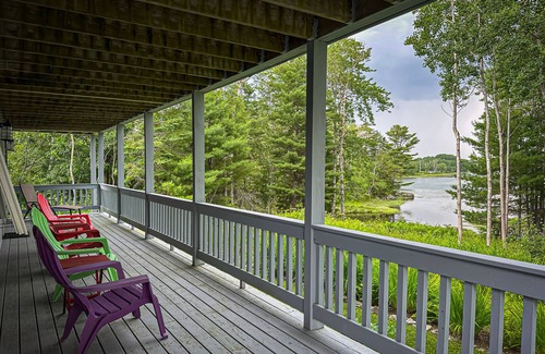 Trenton Apartment | Eco-Friendly Butterfly Haven with Ocean View near Acadia