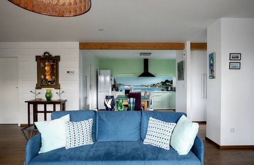 Tregastel House | Oceanfront Eco Gîte: Les Flots, Rated 10/10 by Guests