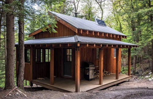 Saint-Etienne-De-Bolto Cabin | Eco-gîte with panoramic view: La Petite Nyctale