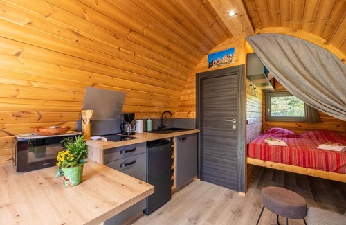 Montegrosso Cabin | Discover Eco Lodge "Casella Leccia" with Ocean Views