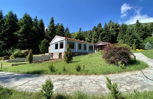 Karya Villa | Eco Villa Olympus: Mountain Retreat with Pool and Sauna