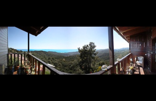 Santa Susanna House | Ecoart WOODEN HOUSE COSTA BRAVA WITH SEA VIEWS AND MOUNTAINS