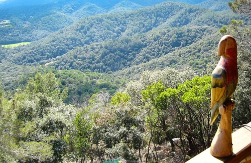 Santa Susanna House | Ecoart WOODEN HOUSE COSTA BRAVA WITH SEA VIEWS AND MOUNTAINS