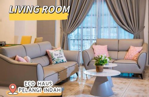 Ulu Tiram Villa | EcoHaus AeonTebrau: Family Fun with Pool & Entertainment