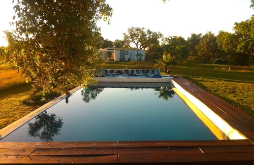 Santiago do Cacem House | EcoLodge Bungalow: Oceanfront Bliss with Spa and Pool