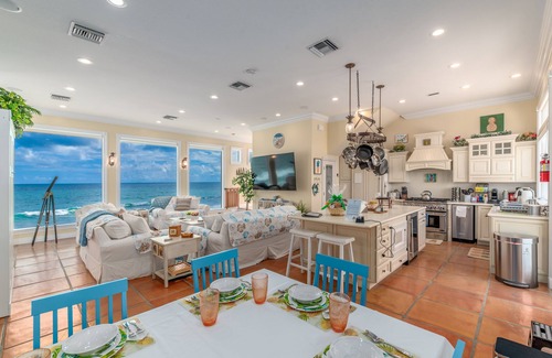Stuart House | Beachfront Bliss at Eden Beach: Hot Tub & Dock Await!
