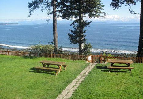Campbell River Hotel | Cozy Edgewater Motel: Private Beach & Ocean Views Await