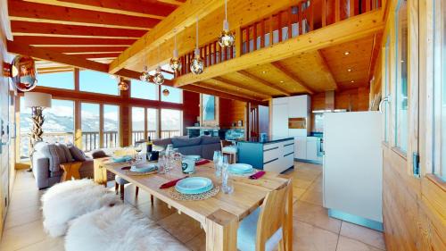 Veysonnaz Ski Chalet | Experience the Elegance of Egg SAUNA & Chalet for 16