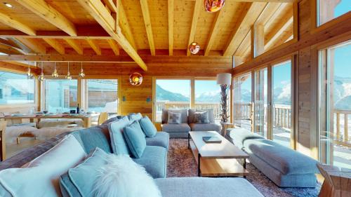 Veysonnaz Ski Chalet | Experience the Elegance of Egg SAUNA & Chalet for 16
