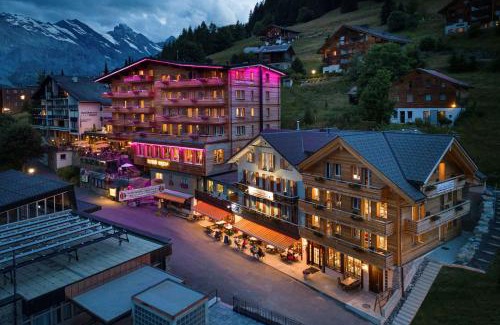 Murren House | Eiger Guesthouse: Family-Friendly Retreat with Pool & Dining