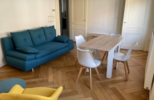 Besancon Apartment | Elegant 2-Bedroom Retreat in Saint Amour with Family Perks