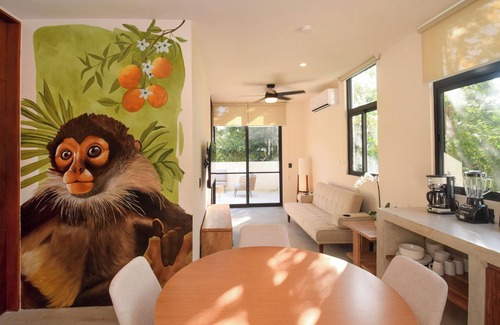 Ek Balam Village Condo | El Mono 105 Penthouse at Tuane Tulum