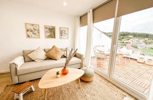 Corcubion Apartment | Exceptional El Olivo by ALÔGA: Oceanfront & Pet Friendly
