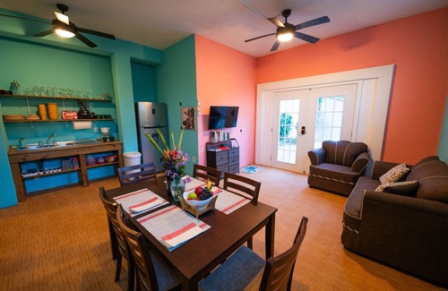 Jonesville Villa | Beachfront Bliss at El Palacio Rosa on Blue Lagoon