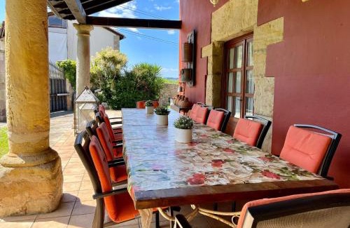 Liano Villa | Relax at El Palacio de Liaño: Poolside BBQ & Ocean Views