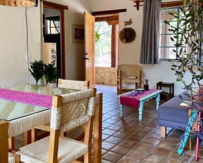 San Andres Huayapan House | Peaceful El Pocito Bungalow - Pet and Child Friendly Retreat