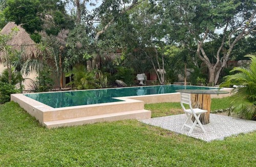 Merida Municipality Cabin | Experience El Pueblito Dzibichaltun: Top-Rated Stay with Pool