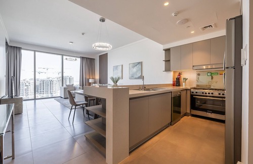 Dubai Apartment | Spacious 3BDR with Pool & City View at Creek Harbour