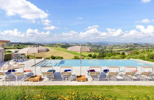 Francavilla d'Ete Villa | Elegant Villa with Pool and Scenic Hillside Views