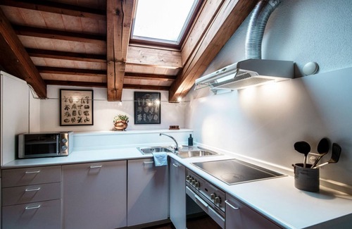 Mendrisio Apartment | Inviting Attic Room with Scenic Mendrisio Valley Views
