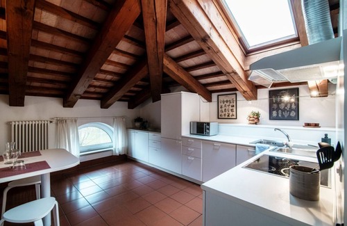 Mendrisio Apartment | Inviting Attic Room with Scenic Mendrisio Valley Views