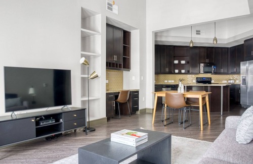 North Burnet Apartment | Modern 2BR Escape with Gym, Pool & Walking Distance to Q2