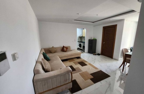Raoued Apartment | Elegant furnished S1 apartment with AC and security in Ariana - Tunis