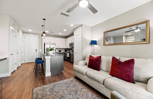 Fort Worth Apartment | Elegant King Bed Apt w/Pool + Gym + Free Parking