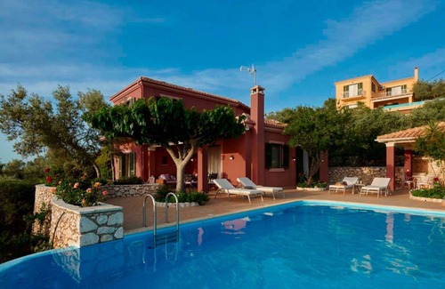 Kavallos Villa | Beautiful Lefkada Villa Paeonia with Private Pool & Views