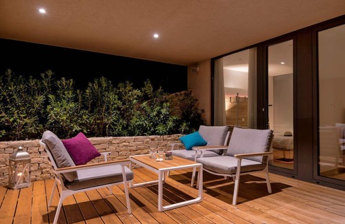 Cove Tri Zala (Zrnovo) Villa | Elegant Two Villa Retreat on Karcula Island with Ocean Views
