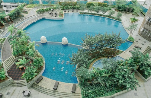 Jakarta Apartment | Cozy Studio with City View at West Vista Apartment