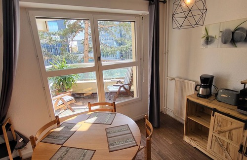 Cergy Apartment | Pet-Friendly Studio in Cergy with Kitchen Amenities