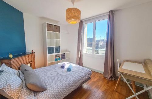 Lorient Apartment | Stylish T3 Stay Near Train Station and City Center