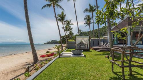 Bophut Villa | Elegant Villa Anar 5 Bed Luxury Beachfront Near Four Seasons