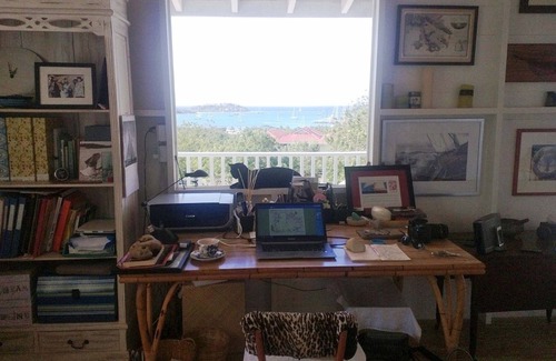 Falmouth Harbour House | Artistic Haven with Oceanfront Views & Top Guest Rating