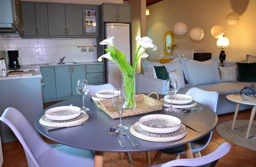 Vamos Apartment | Discover Elianthos Villas with Pool and Pet-Friendly Stay