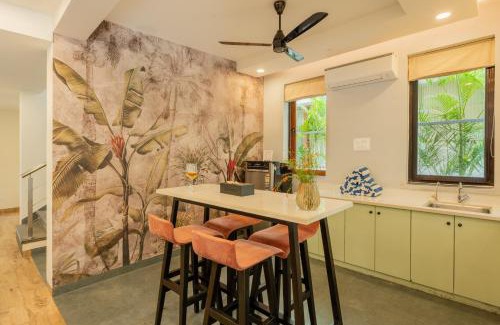 Siolim Villa | ELIVAAS 3 BHK Pvt Pool & Bar - Villa Valerie
