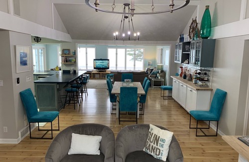 Elk Rapids House | Idyllic Elk Lake Retreat with Private Waterfront Access