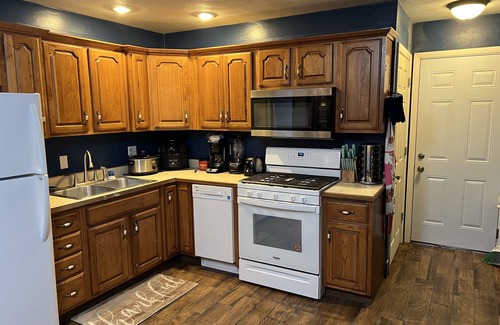 Elkhart House | Comfortable Elkhart Home with Office and Spa Amenities