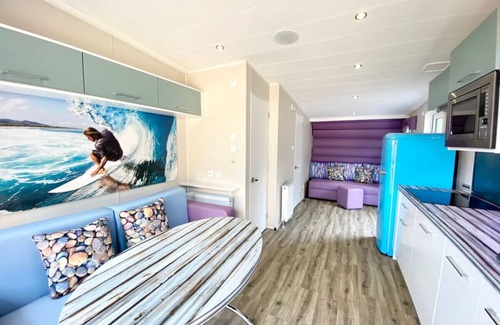 Knott End-on-Sea House | Elletson Park Caravan 1 - Studio family camping/bbq