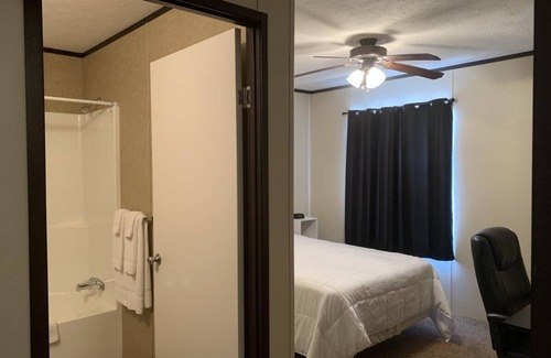 Carlsbad Cabin | Relaxing Stay at Ellipse Global Lodge: Pool & Spa Amenities