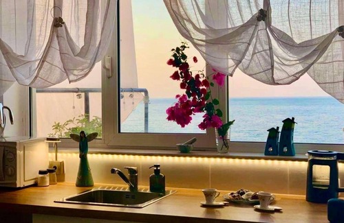 Katochori House | Seafront Paradise Apartment in Crete: Pet-Friendly Retreat