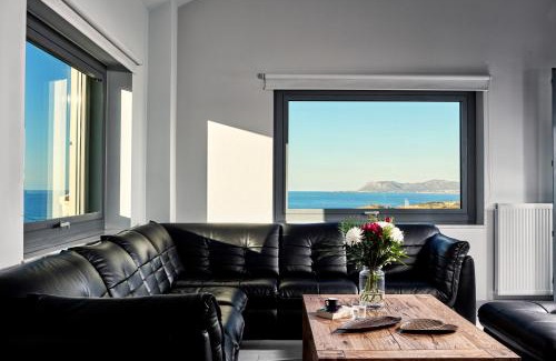 Kato Galatas Villa | Seaside Retreat at Elysium Seaview Oasis with Hot Tub & Pool
