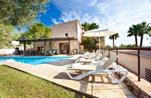 San Antonio Bay Villa | Tranquil Oasis with Pool and Ocean Views - Villa Can Rafal